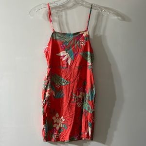 Short tropical summer dress